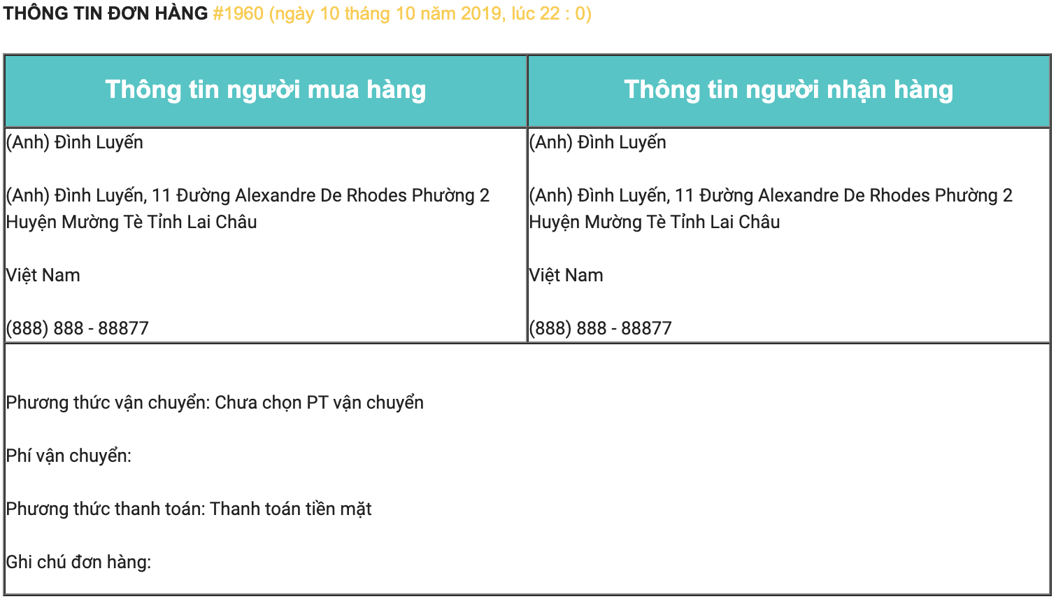 Hệ thống email thông báo tự động.